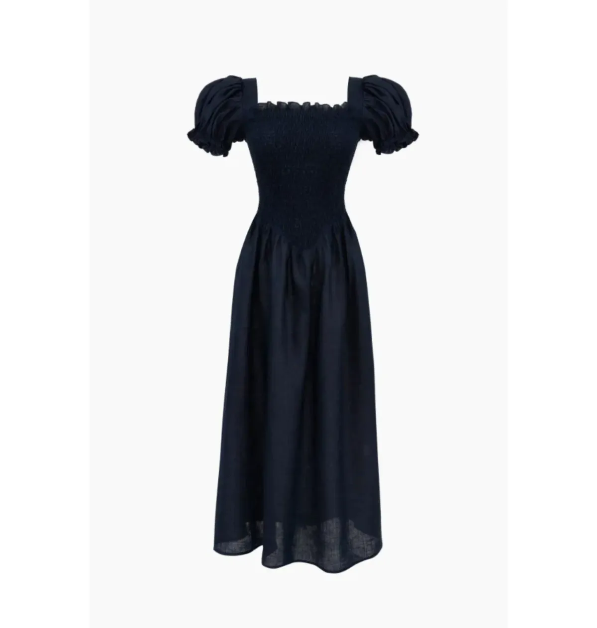 Sleeper Belle Midi Dress Navy Blue Size 10 - Image 5