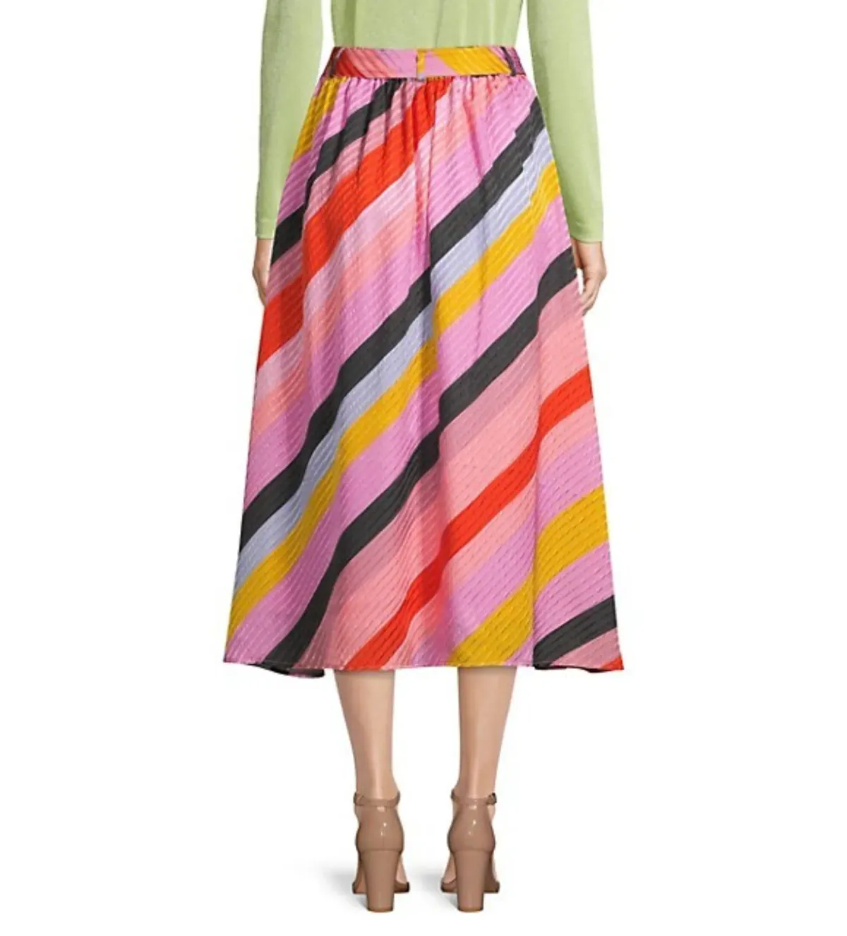 Stine Goya Audrey Midi Skirt Multi Size UK 10 - Image 2