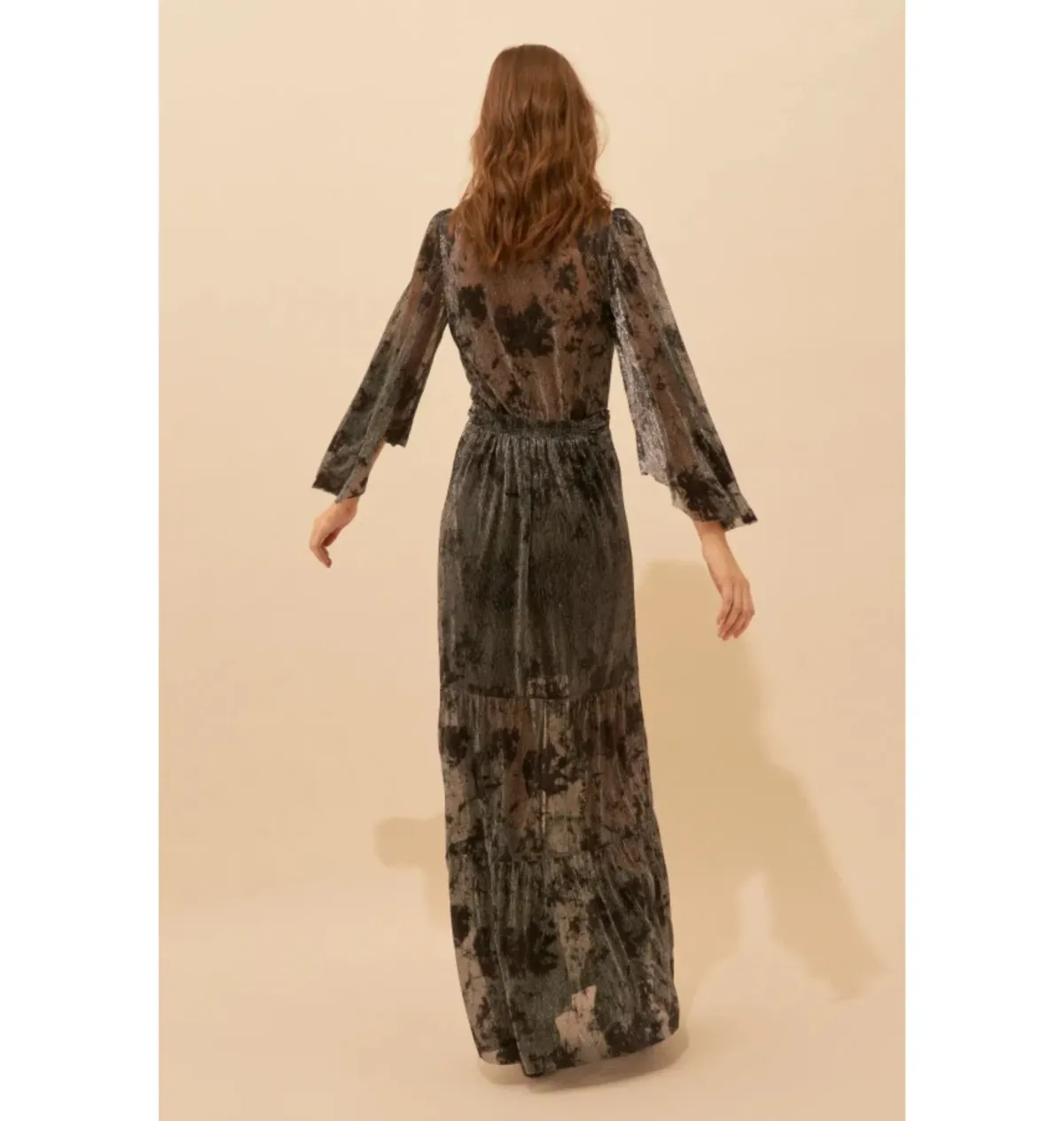 BA&SH Vianca Maxi Dress Black Size 10 - Image 2