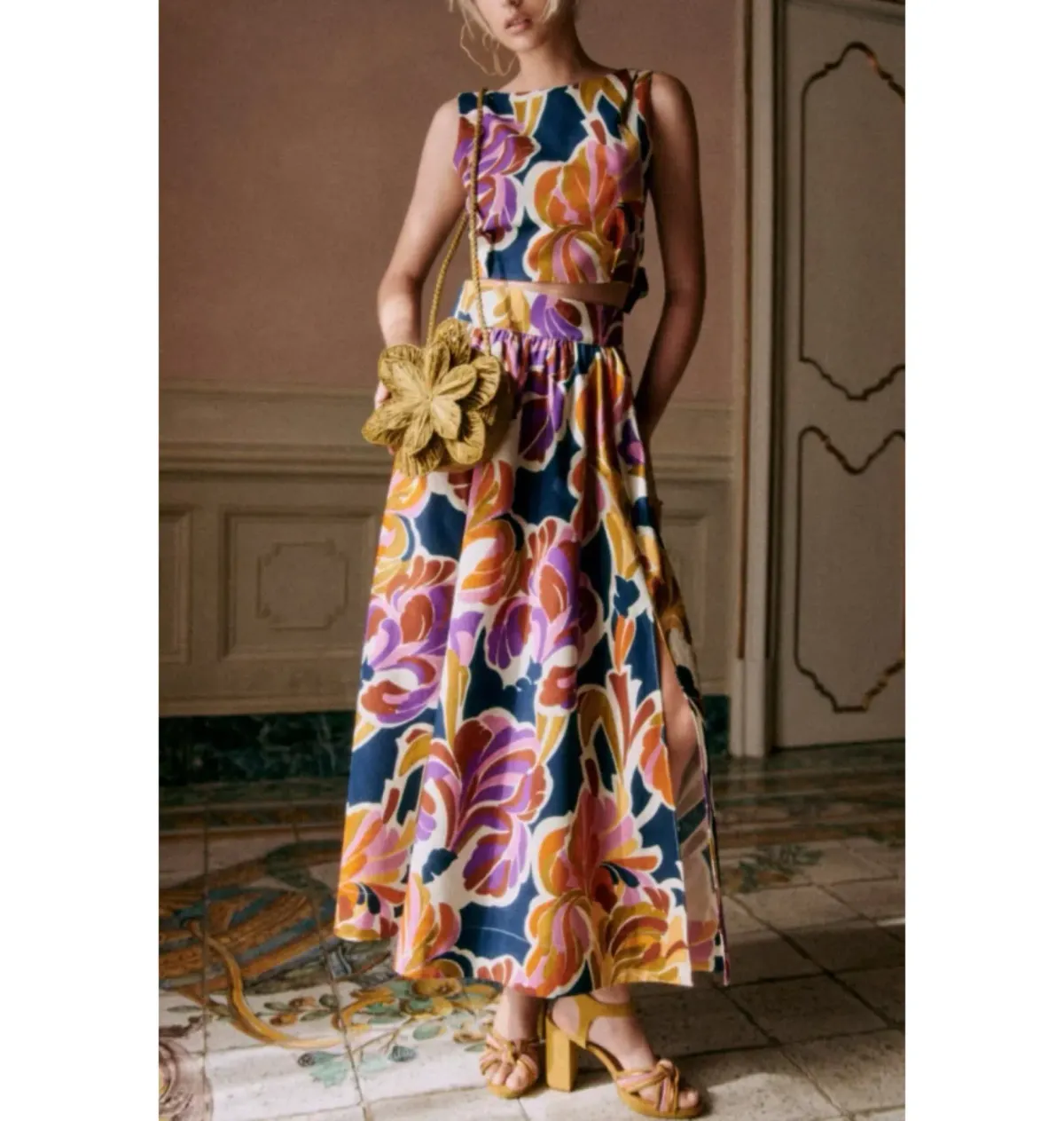 Sezane Paradise Co Ord Print Size 12 - Image 1