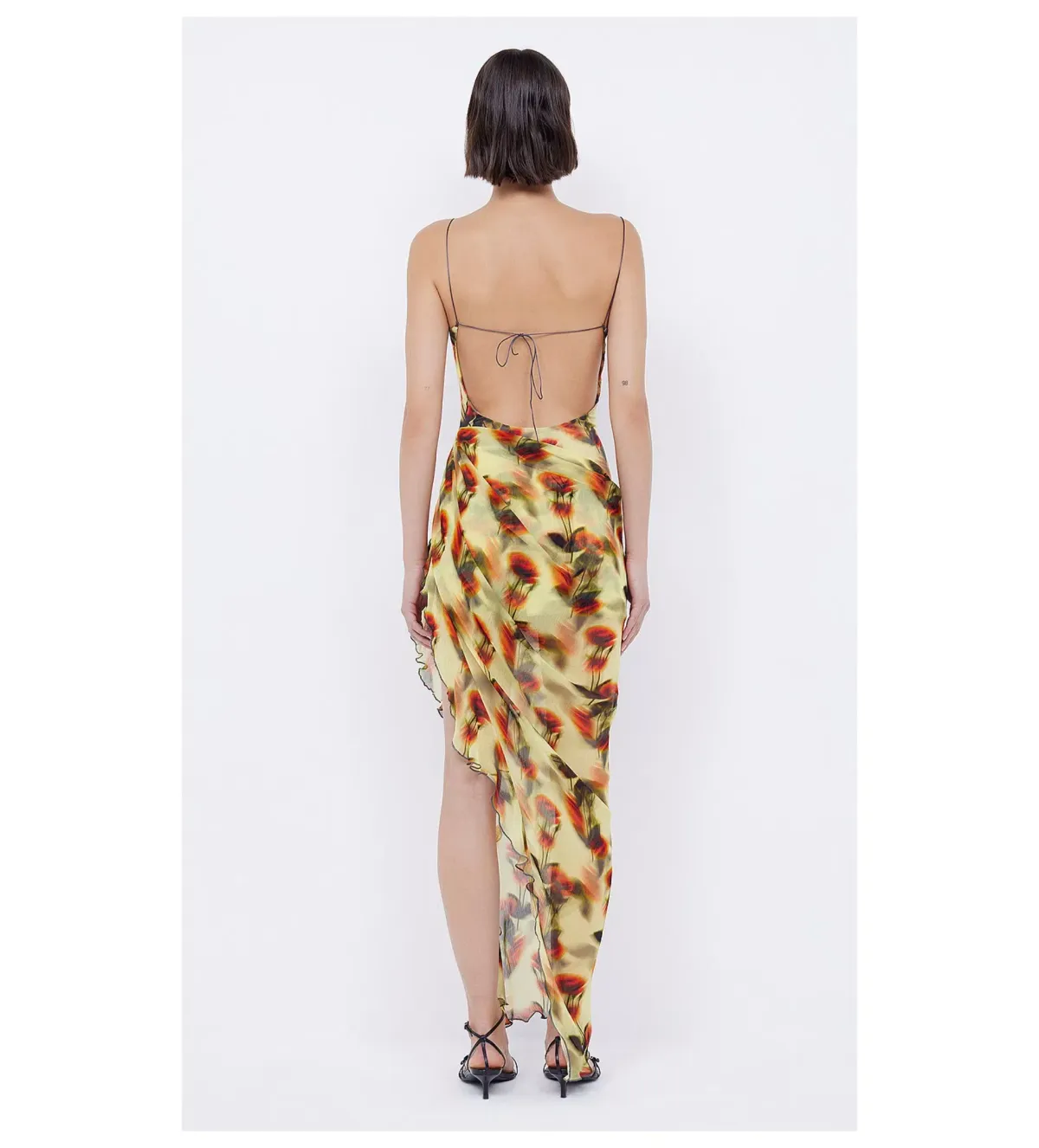 Bec & Bridge Fiore Asym Maxi Dress Multi Size UK 12 - Image 5