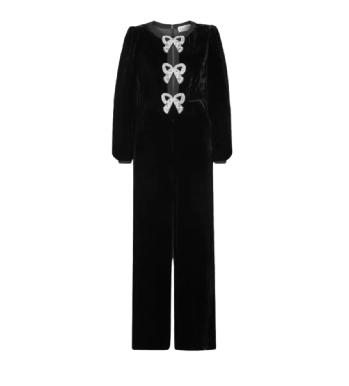 Saloni Camille Jumpsuit Black Size UK 12 - Image 3