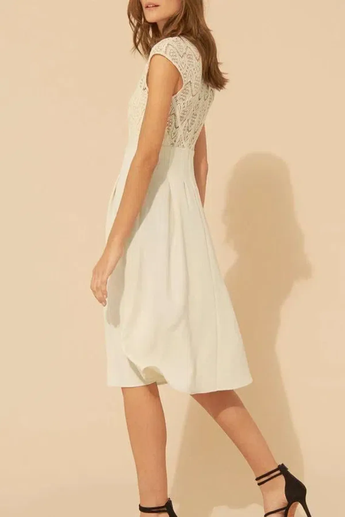 BA&SH Prima Dress in Ecru Size 3 / UK 12 - Image 2