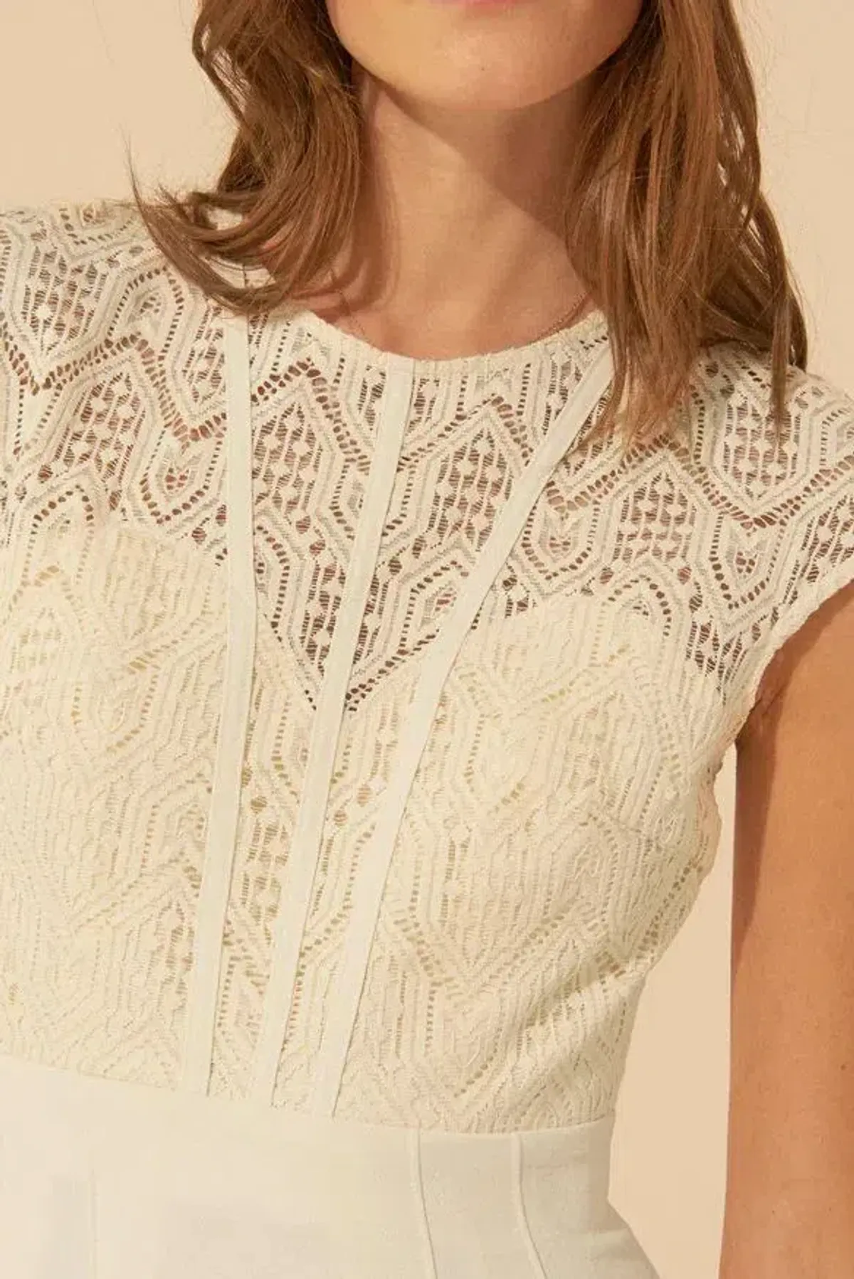 BA&SH Prima Dress in Ecru Size 3 / UK 12 - Image 1