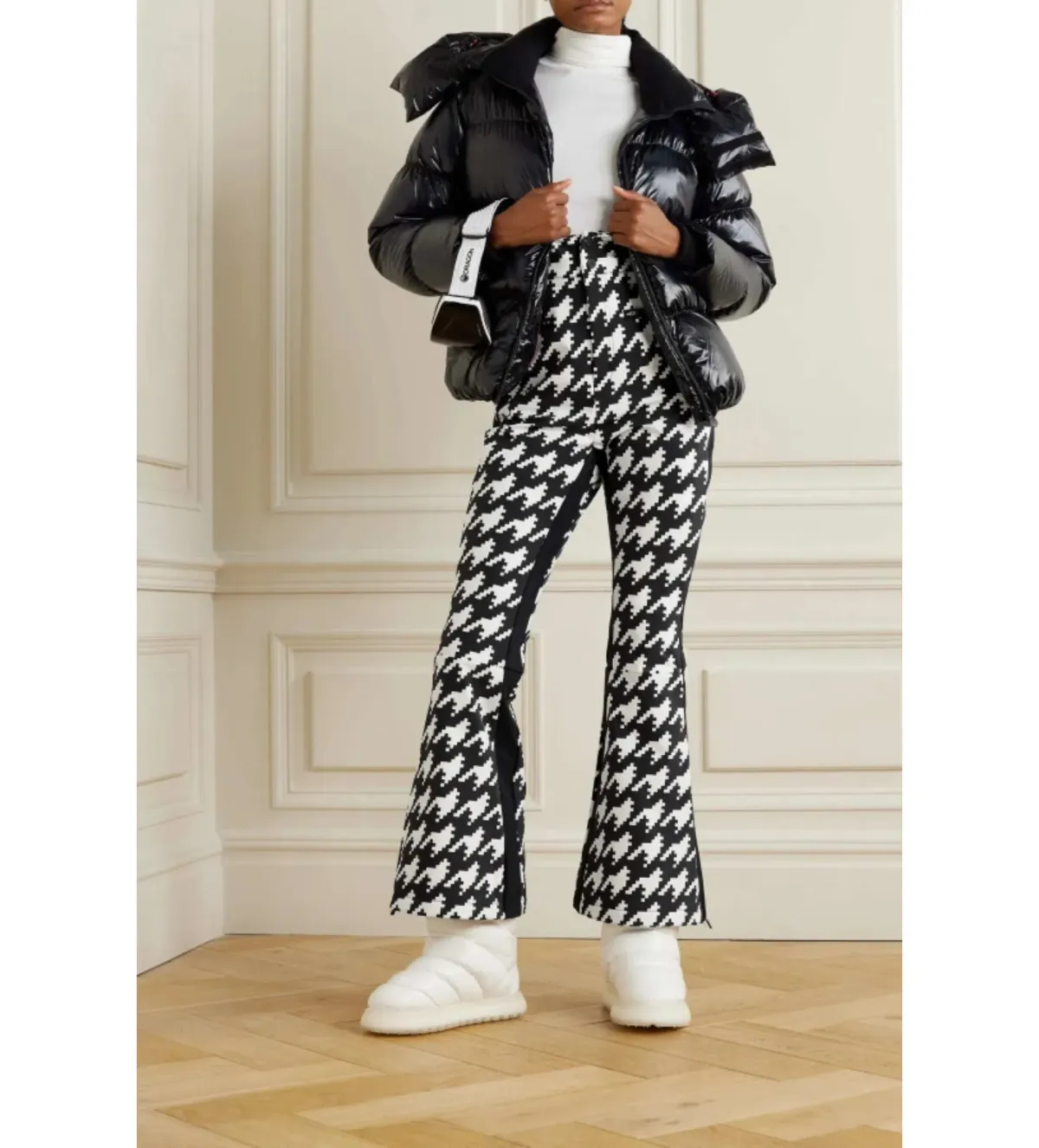 Perfect Moment Rent Houndstooth Isola Ski Pants Print Size 10 - Image 3
