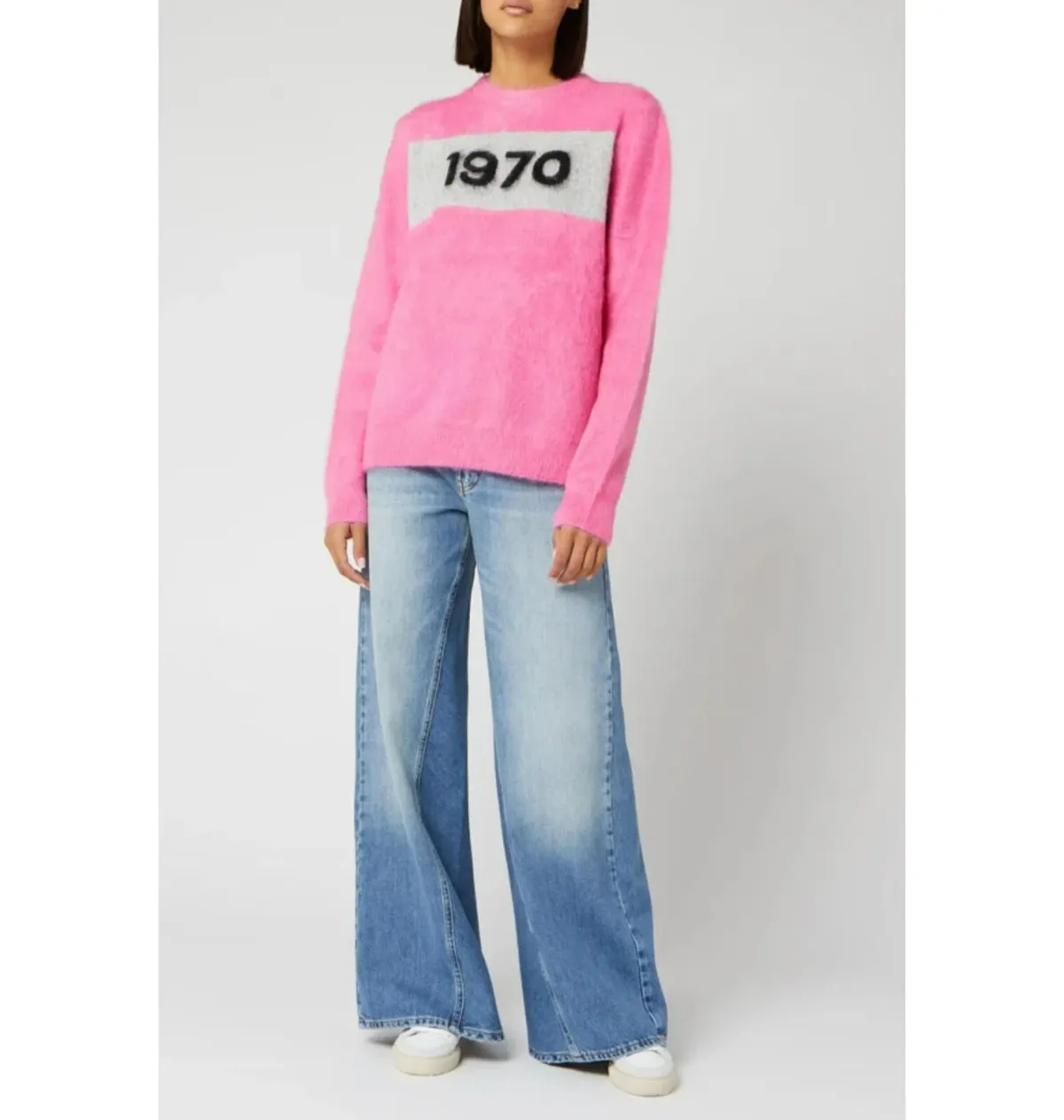 Bella Freud 1970 Jumper Pink Size UK 10 - Image 1