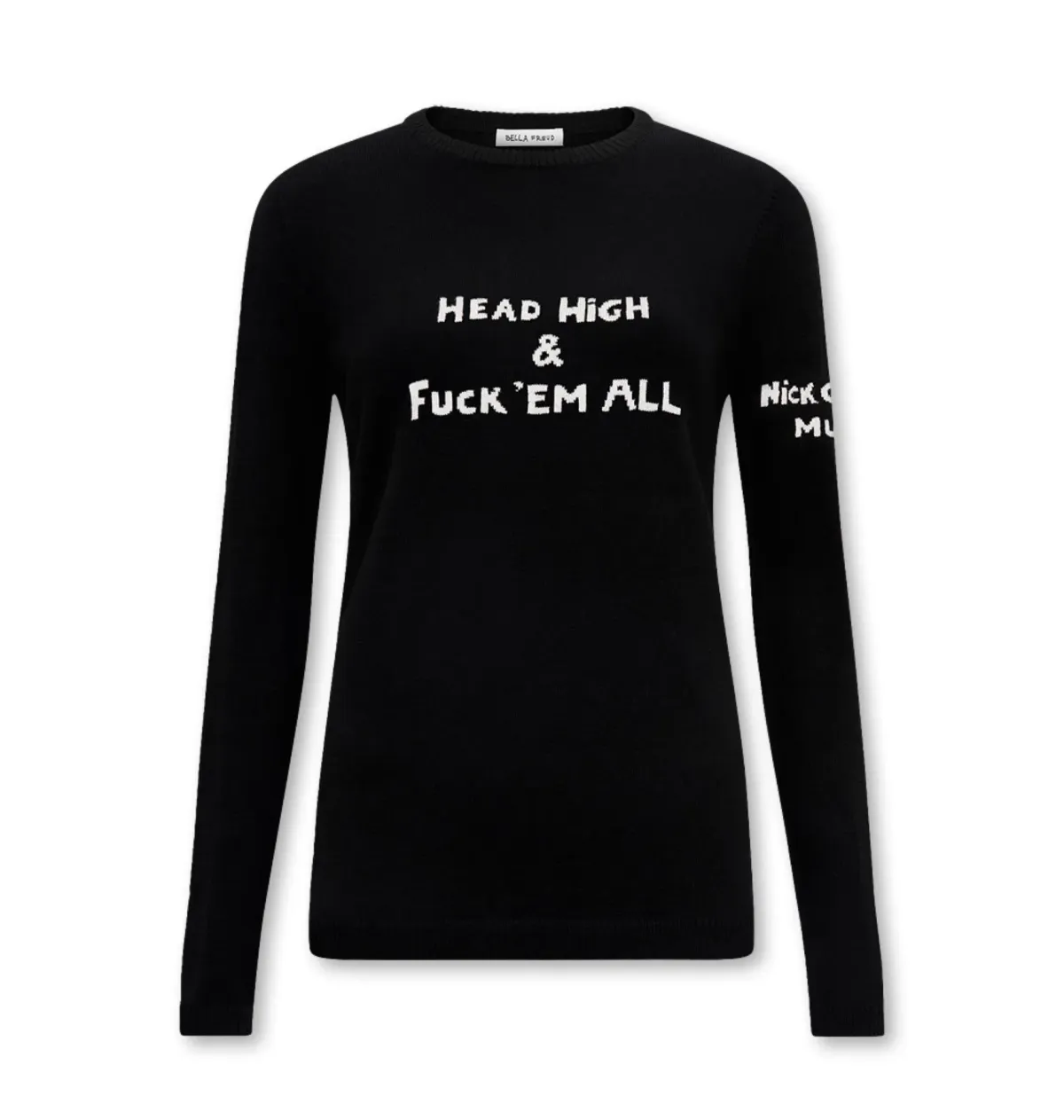 Bella Freud Nick Cave Jumper Black Size m / UK 10 - Image 3