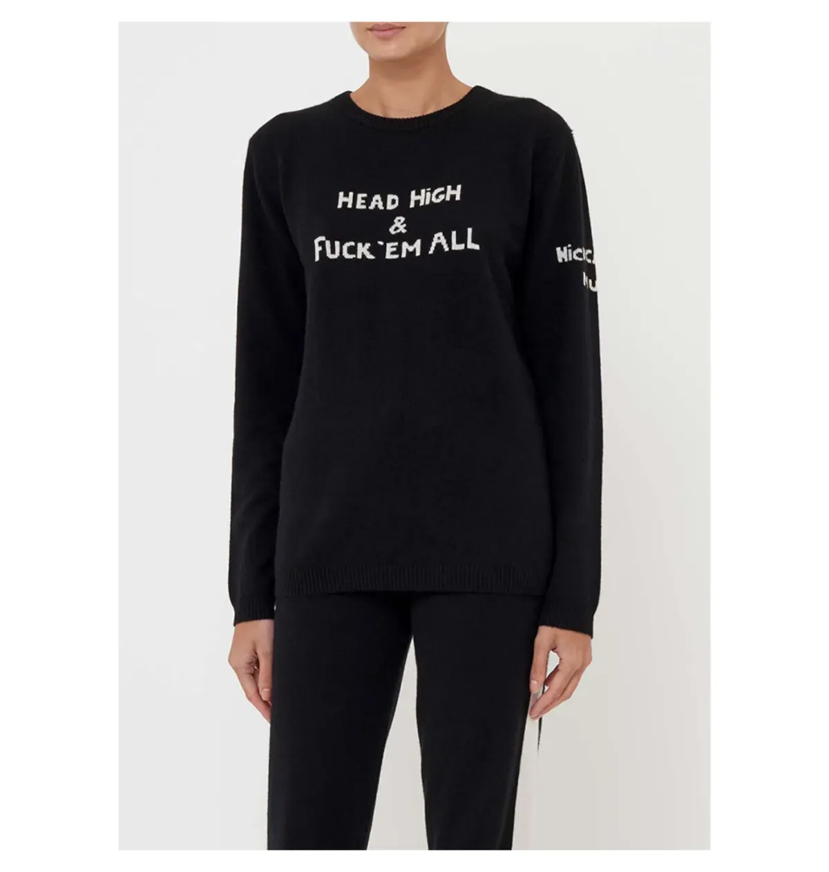 Bella Freud Nick Cave Jumper Black Size m / UK 10 - Image 1