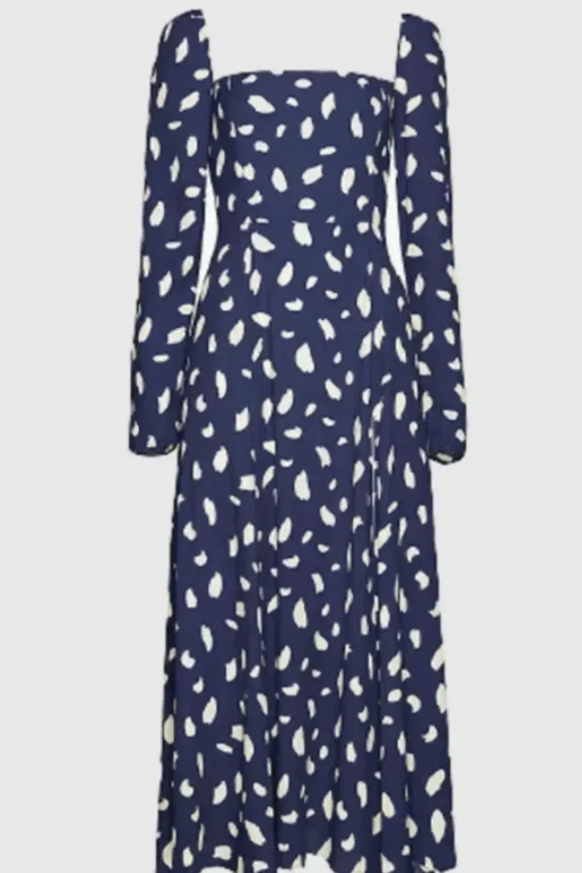 Reformation Sigmund Dress Blue Size 10 - Image 3