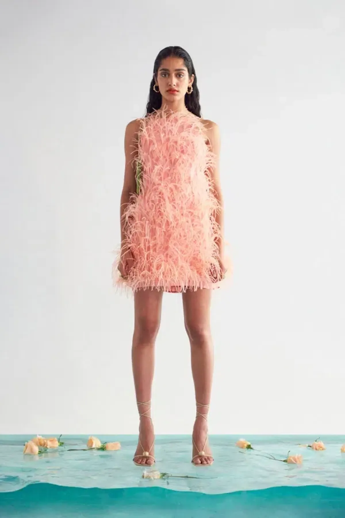 Cult Gaia Shannon Feather Dress Size 10 - Image 1