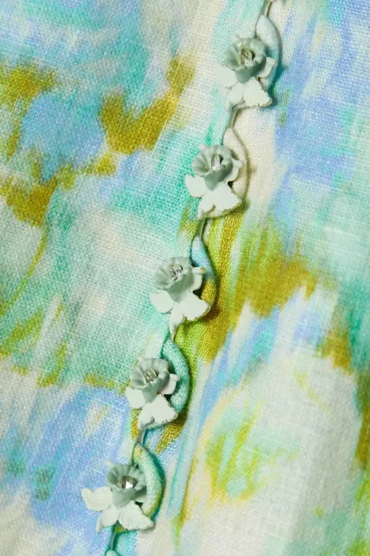 Zimmermann High Tide Button Mini Dress Size 8 - Image 4