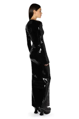 16ARLINGTON Solaria Sequin Midi Dress Sequins Size 12 for rent on The Volte - image 3