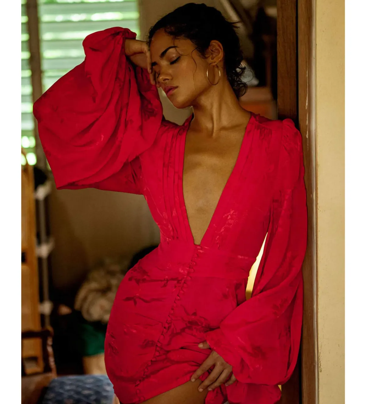 Rat & Boa Isabella Mini Dress Red Size UK 10 - Image 2