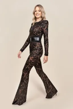 Nadine Merabi Bella Jumpsuit Size 12 for rent on The Volte - image 3
