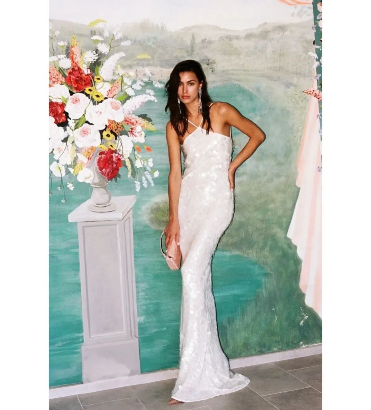 Rat & Boa Emmanuella  Dress White Sequin Size M/UK 10  - Image 1