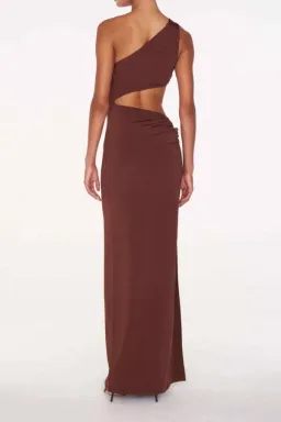 Rat & Boa Isamaya  Maxi Dress Brown Size UK 10 for rent on The Volte - image 2