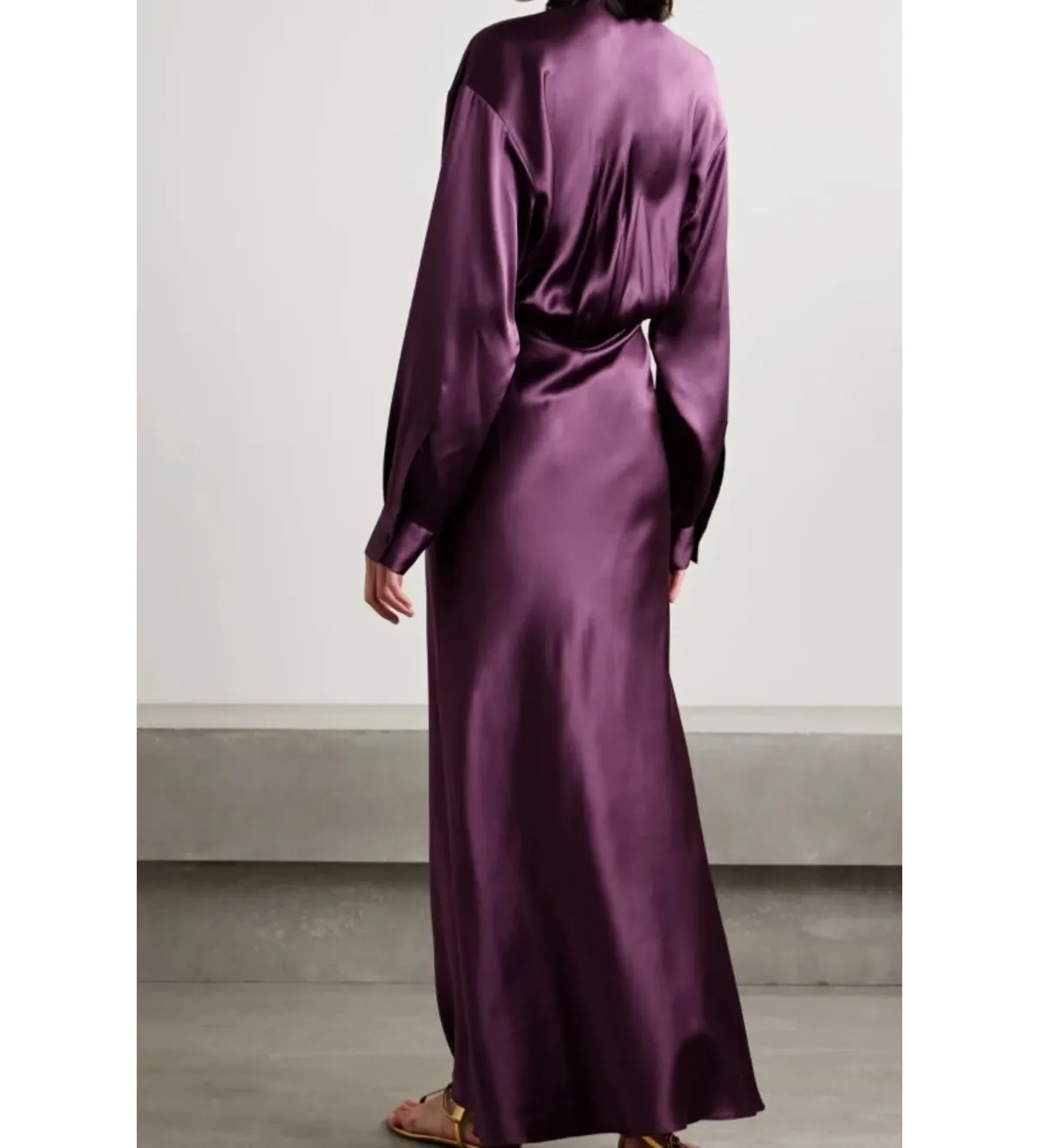 Christopher Esber Triquetra Cut Out Dress Plum Size 10  - Image 2