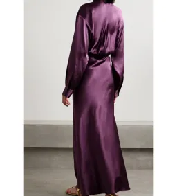 Christopher Esber Triquetra Cut Out Dress Plum Size 10  for rent on The Volte - image 2