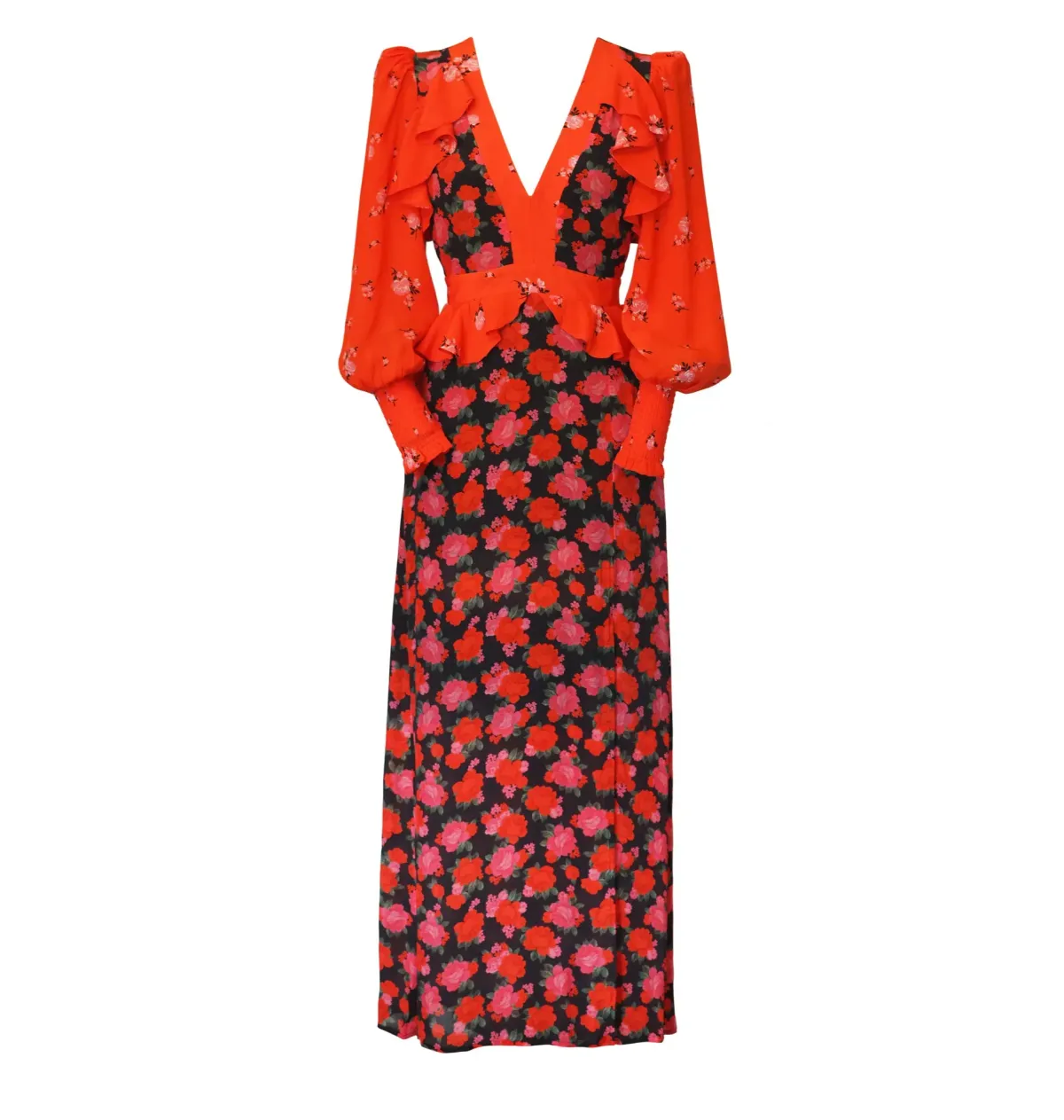 Queens Of Archive Chrissie NYC Dress Floral Size UK 10 - Image 4