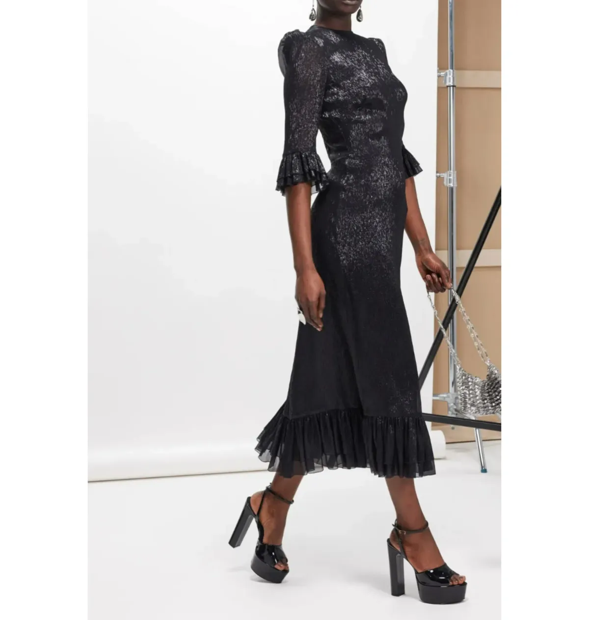 The Vampire’s Wife Falconetti Dress in Black Size UK 14 - Image 1