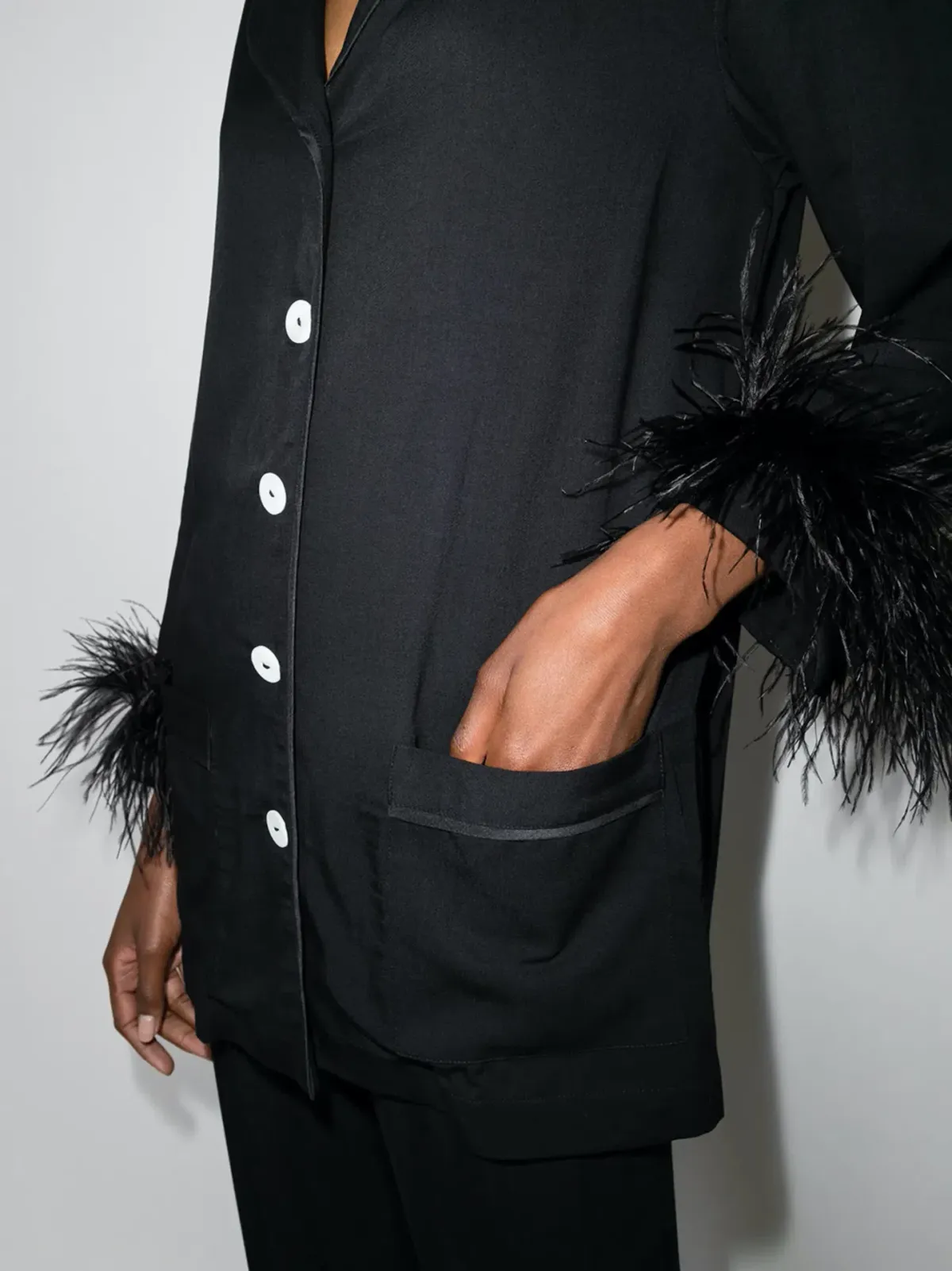 Sleeper Feather Pyjama Party Set Black Size L / UK 12 - Image 2