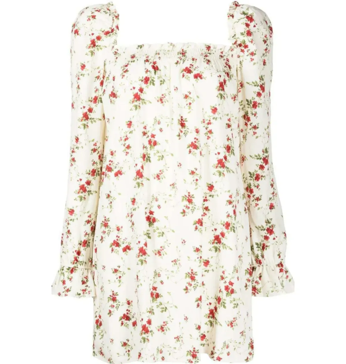 Reformation Hudsen Dress Floral Size UK 10 - Image 5