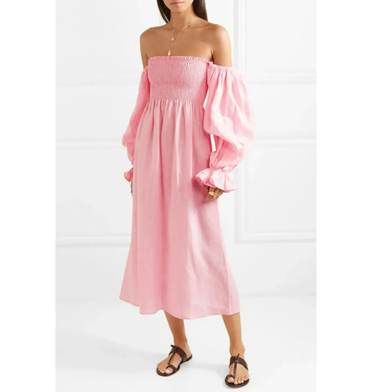 Sleeper Atlanta Dress in Pink Size UK 8 - Image 1