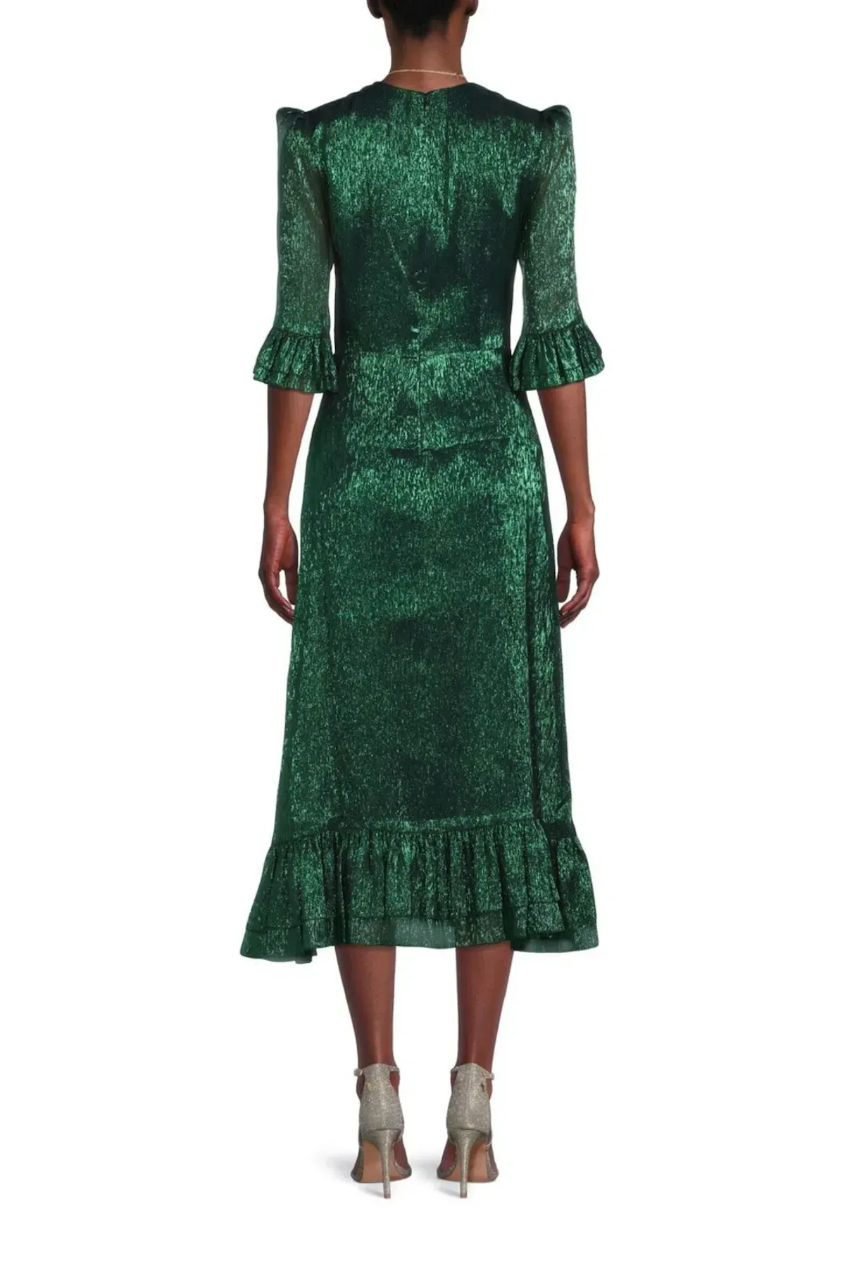 The Vampire's Wife The Falconetti Midi Dress Green Size UK 14 - Image 4