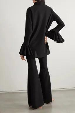 Sleeper Cosmos Flare Lounge Suit Black Size UK 8 for rent on The Volte - image 2