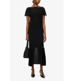 Reformation Domini Dress Black Size 8  for rent on The Volte - image 2