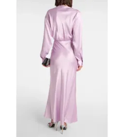 Christopher Esber Triquetra Cut Out Dress Pink Size 12  for rent on The Volte - image 2