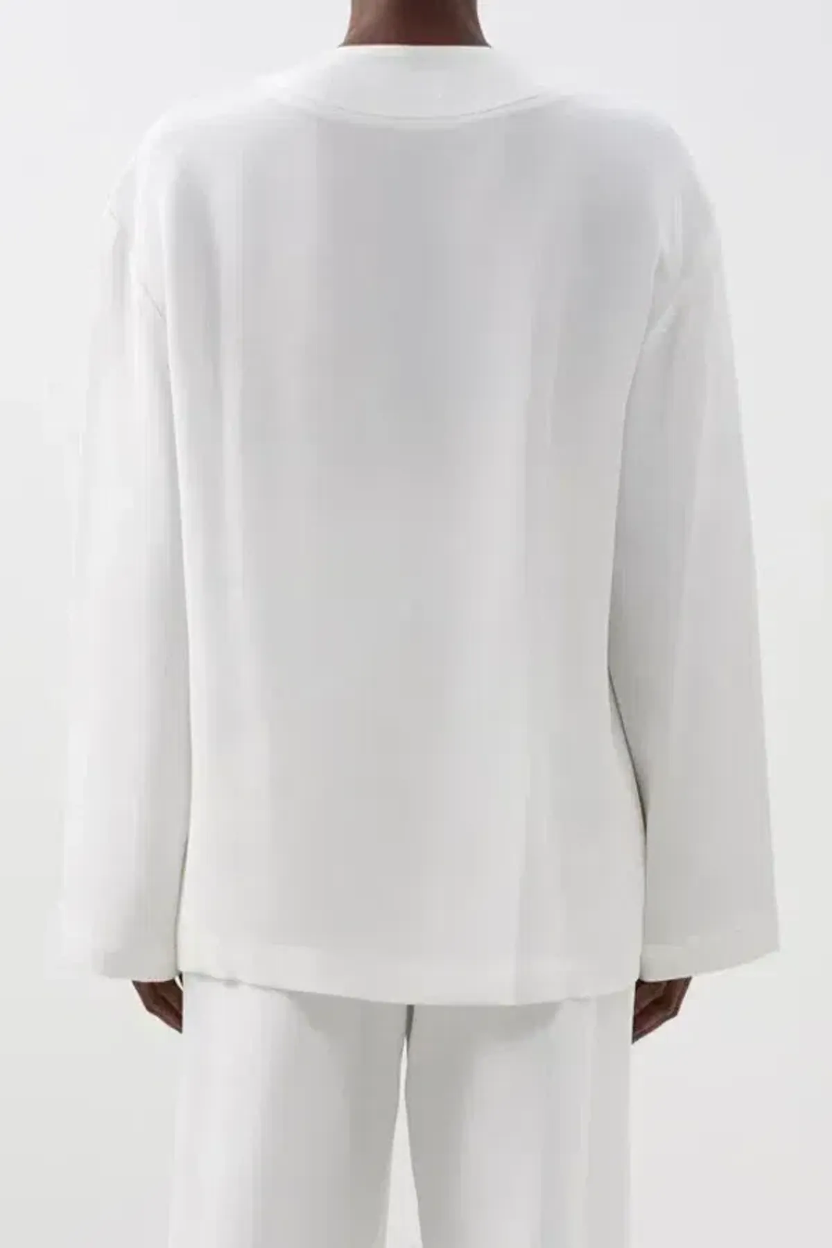 Raey Tie Front Pyjama Jacket Size 10 - Image 3