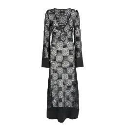 Sir The Label Rayure Crochet Dress Black Size UK 10 for rent on The Volte - image 5