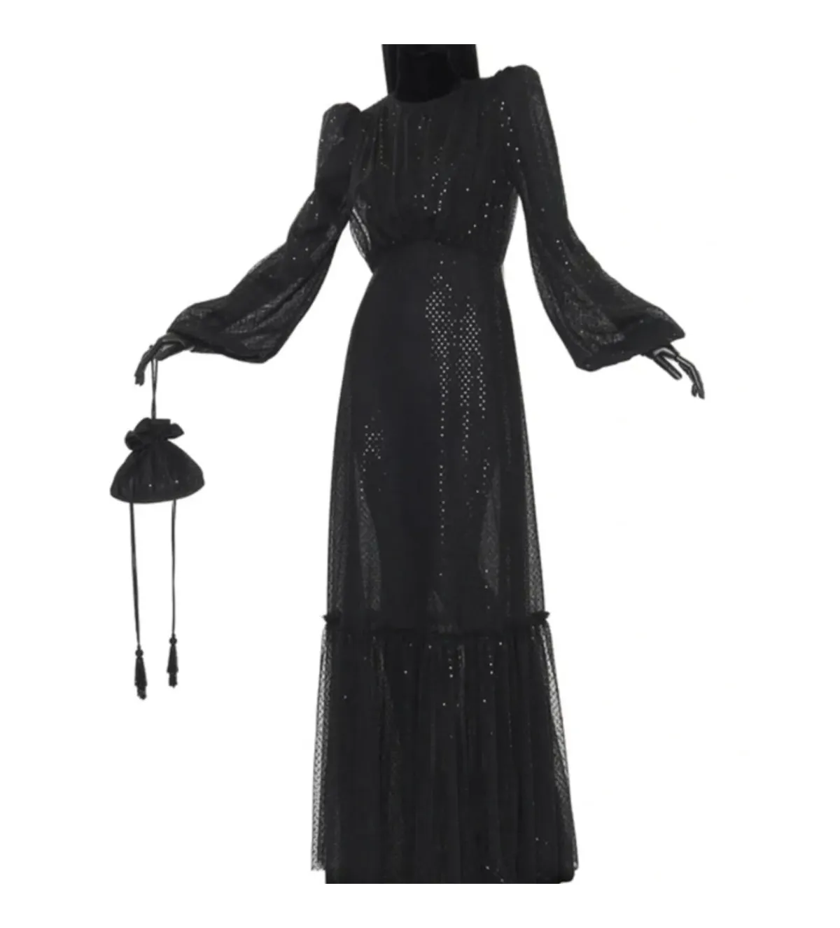 The Vampire’s Wife Royal Sorceress Gown in Black Size UK12 - Image 2