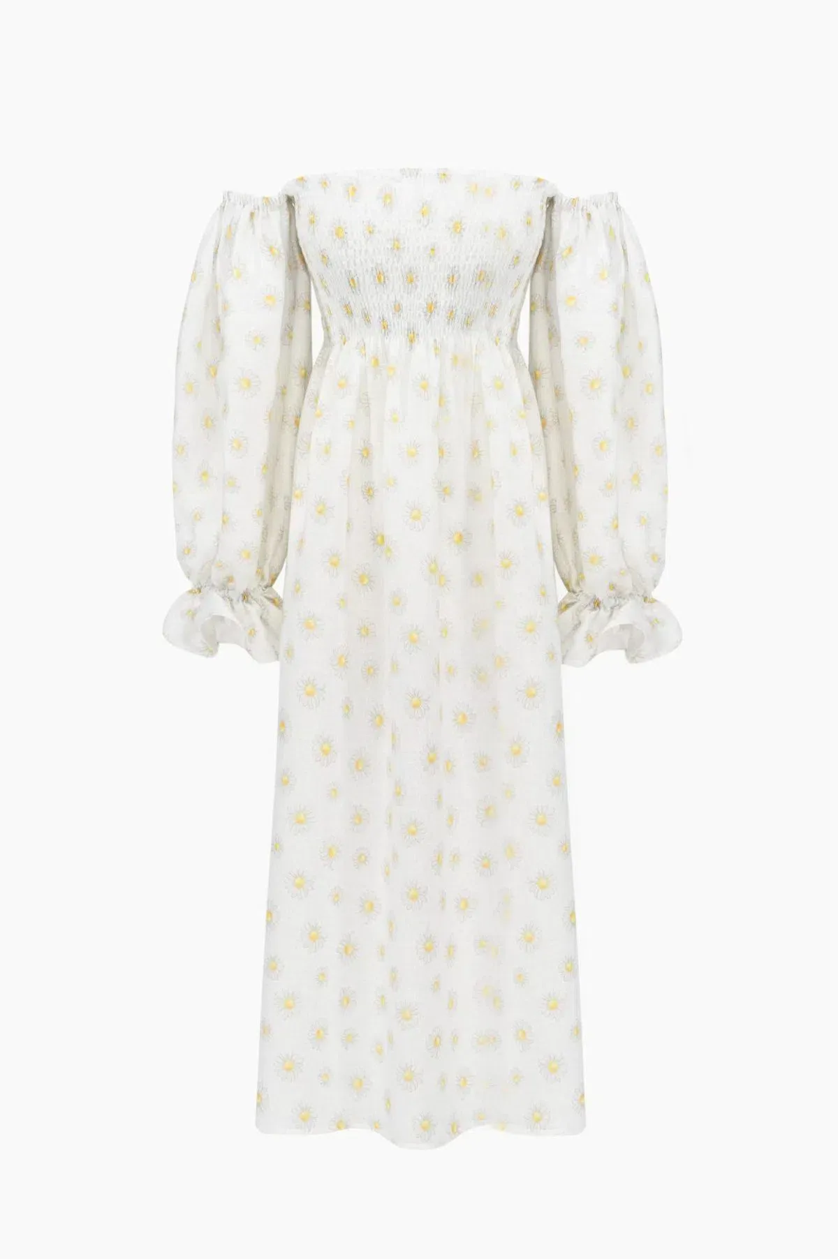 Sleeper Atlanta Daisy Midi Dress Floral Size S / UK 8 - Image 6