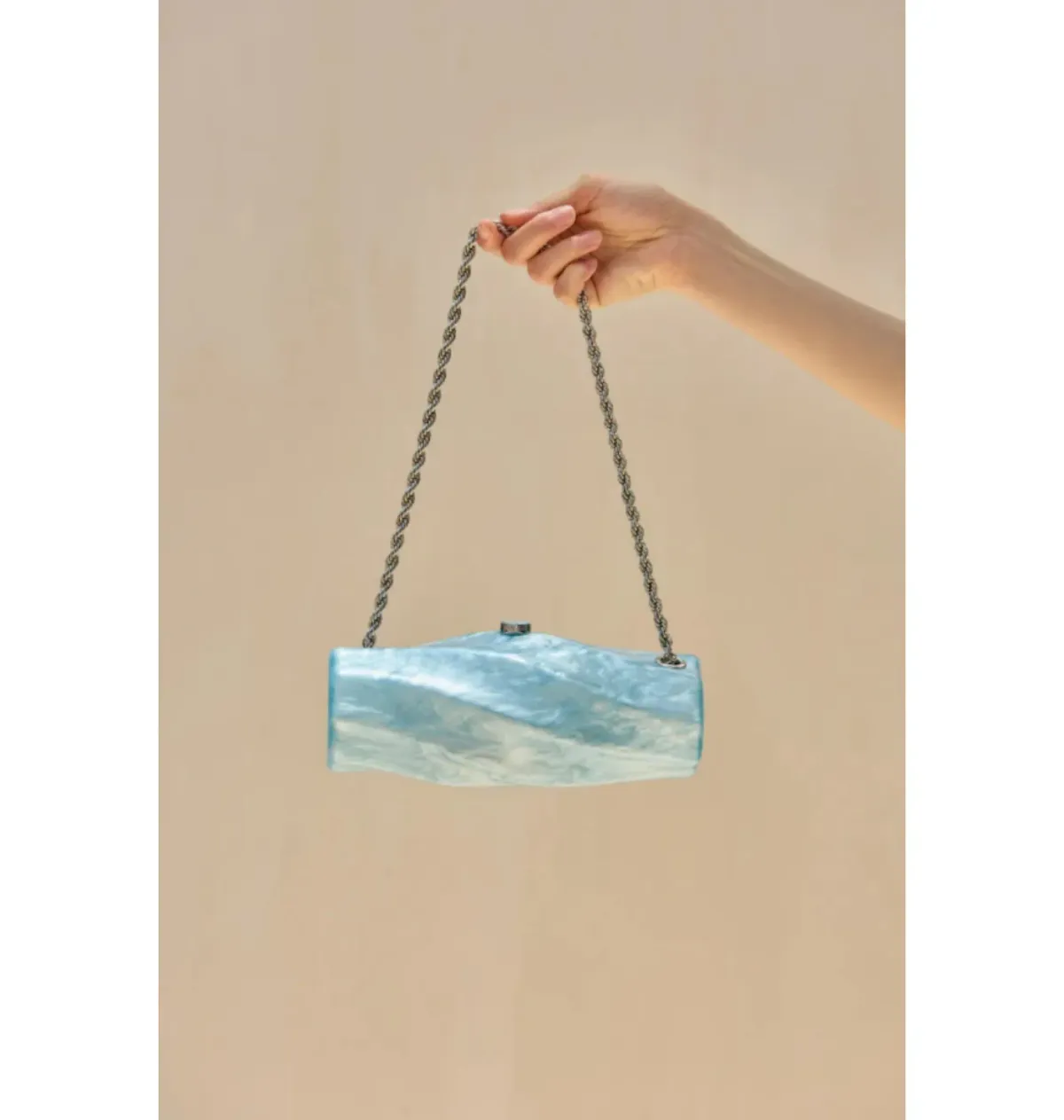 Cult Gaia Juliet Acrylic Bag Blue - Image 1