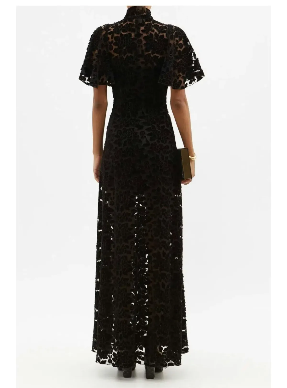 The Vampire's Wife Night Tremors Lace Gown Black Size UK 10 - Image 3