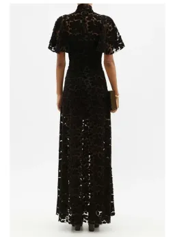 The Vampire's Wife Night Tremors Lace Gown Black Size UK 10 for rent on The Volte - image 3