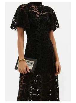 The Vampire's Wife Night Tremors Lace Gown Black Size UK 10 for rent on The Volte - image 2