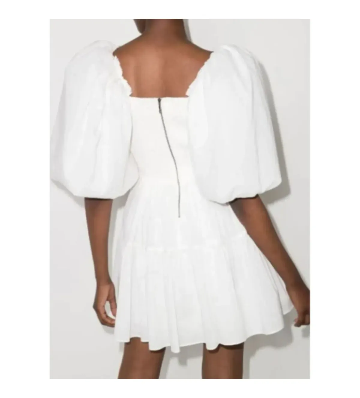 Aje Cherished Mini Dress White Size UK 12 - Image 4