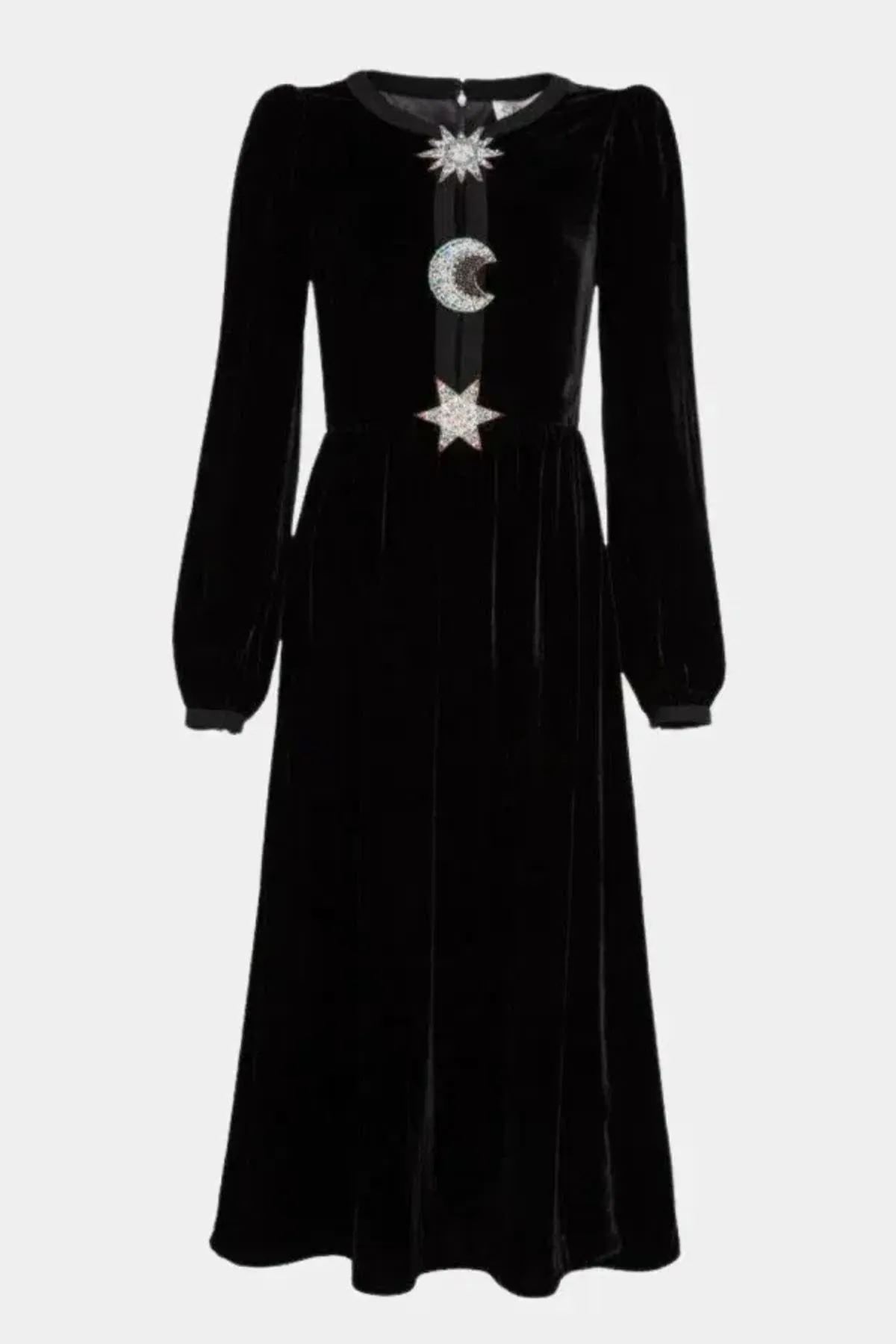 Saloni Camille Dress Black Size 10 - Image 2