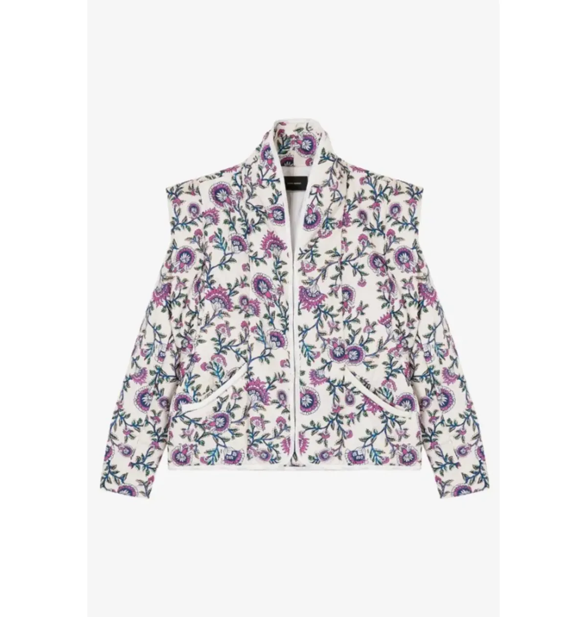 Isabel Marant Janissae Jacket Floral Size 10 - Image 5