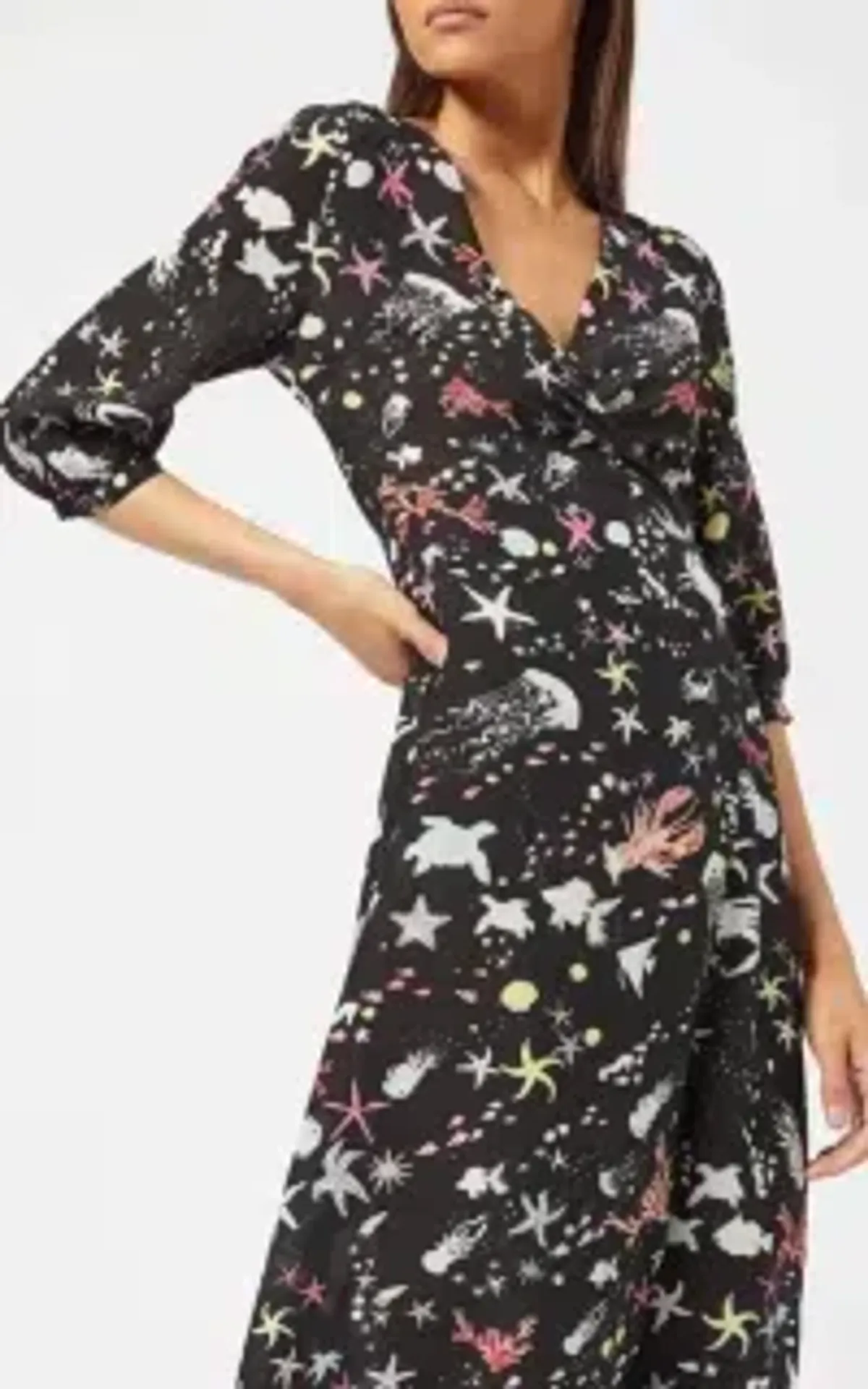 Rixo Phoebe Dress Animal Print Size L / UK 14 - Image 2