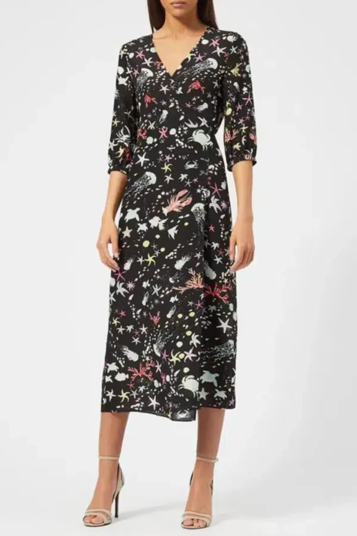 Rixo Phoebe Dress Animal Print Size L / UK 14 - Image 1