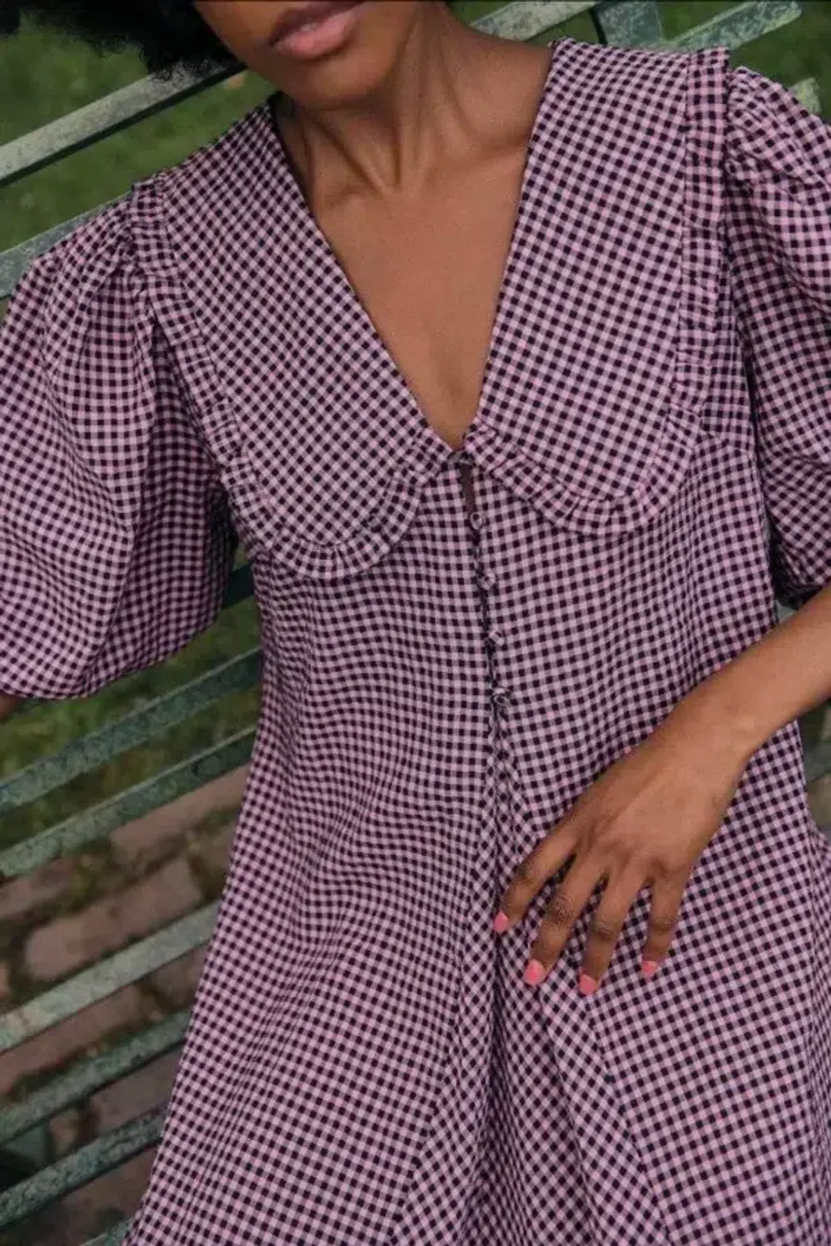 Rixo Liudmyla Dress Pink Print Size UK 12 - Image 2