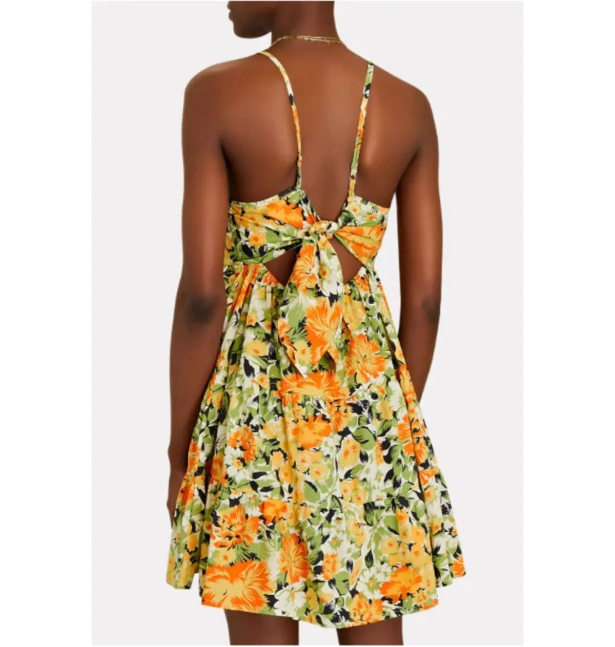 Faithfull The Brand Octavia Mini Dress Floral Size 12 - Image 2