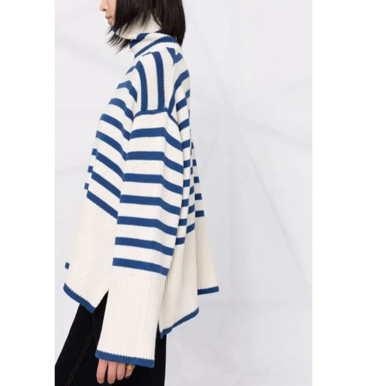 Totême Striped Signature Sweater Multi Size 10 - Image 3