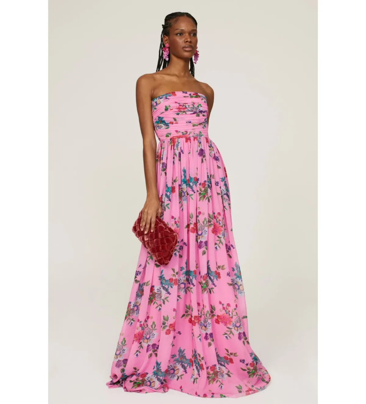Sau Lee  Camille Gown Floral Size 8 - Image 1