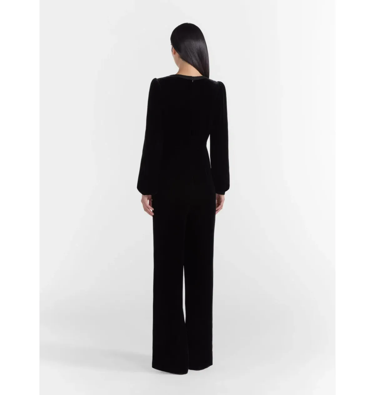 Saloni Camille Jumpsuit Black Size UK 10  - Image 2