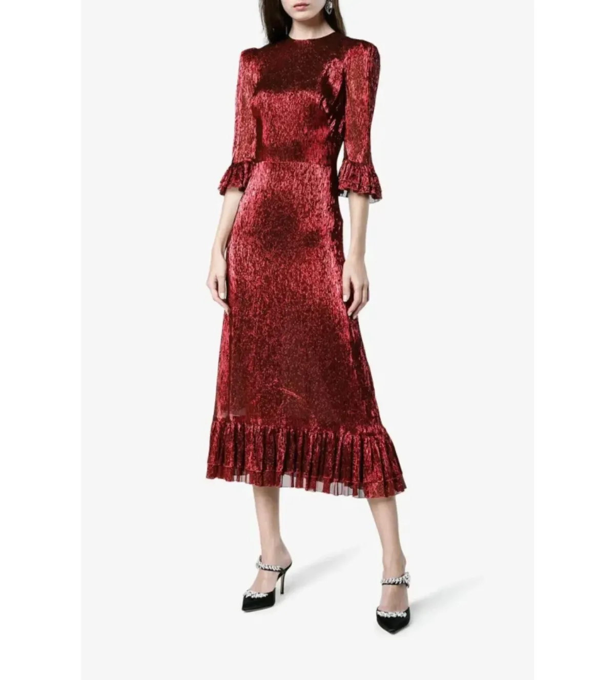 The Vampire’s Wife Falconetti MIdi Dress Red Size UK 12 - Image 4